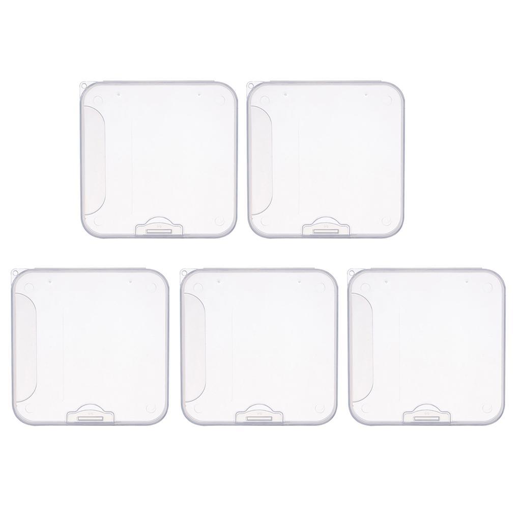 5x Face Mouth Cover Box Portable Mouth Cover Storage Bag Face Coverings Organizer Dustproof Face Cover Storage Box for Recyclable Mask