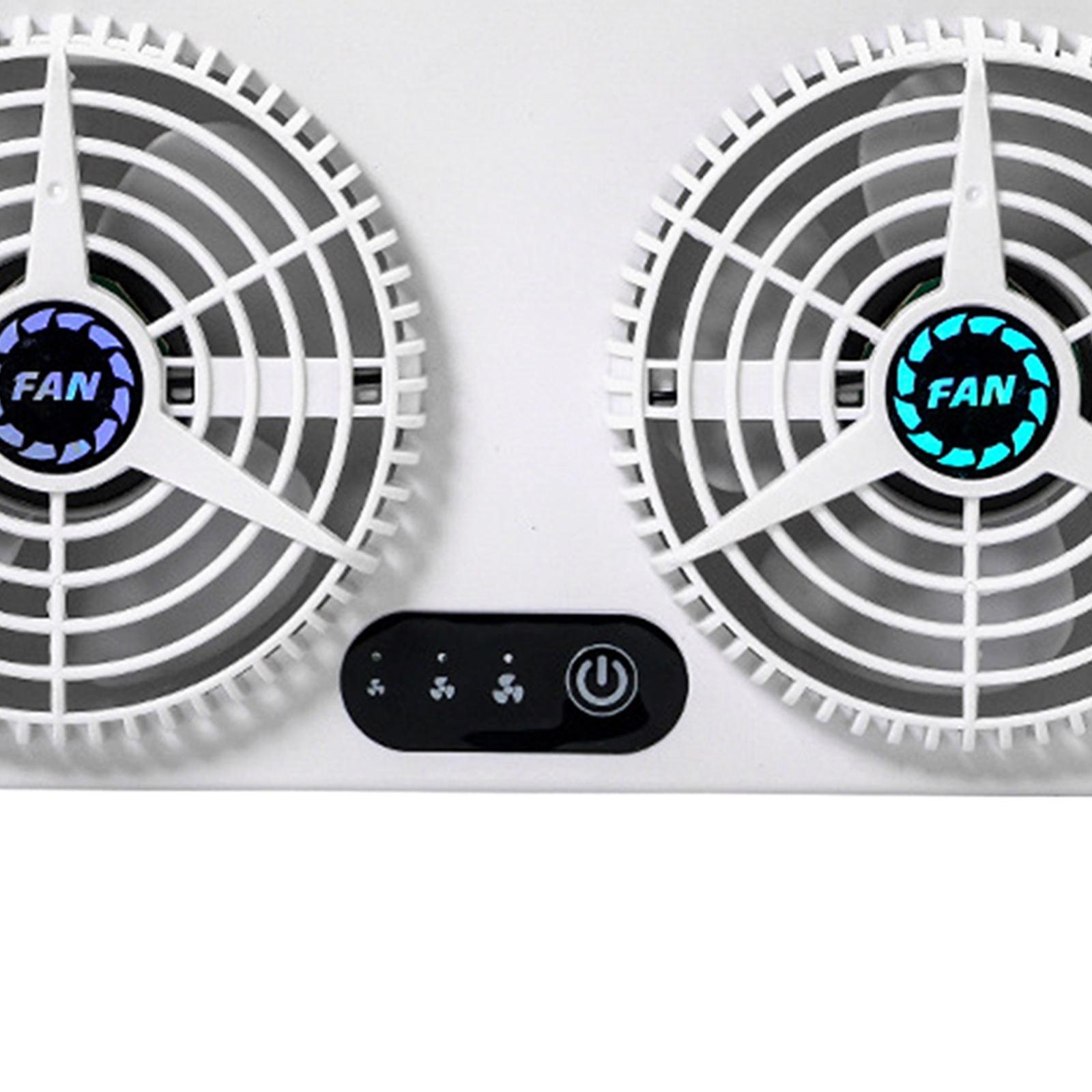 Car Exhaust Fan Car Radiator Cooler 3Gears Adjustable Car Ventilation Fan