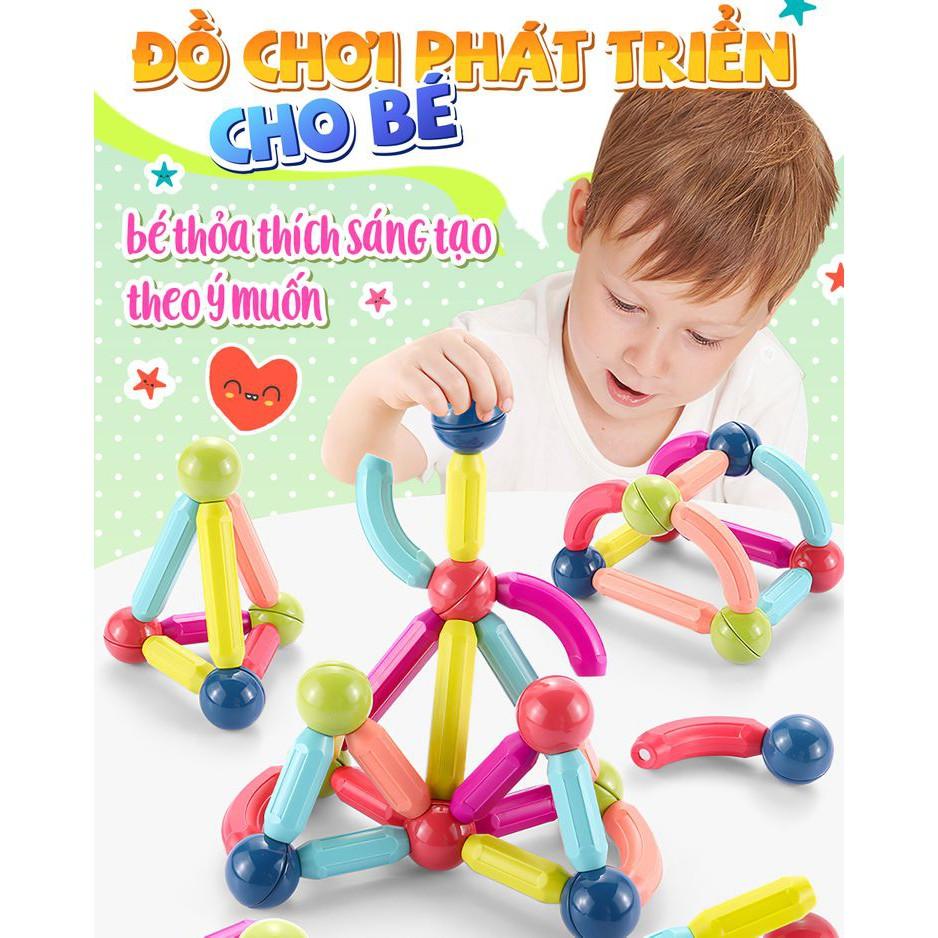 ĐỒ CHƠI GHÉP HÌNH NAM CHÂM CHO BÉ YÊU MAGNETIC STICKS