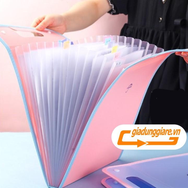 TÚI ĐỰNG HỒ SƠ tài liệu 13 ngăn dùng đa năng và tiện lợi dùng cho bé đi học quai sách dễ dàng