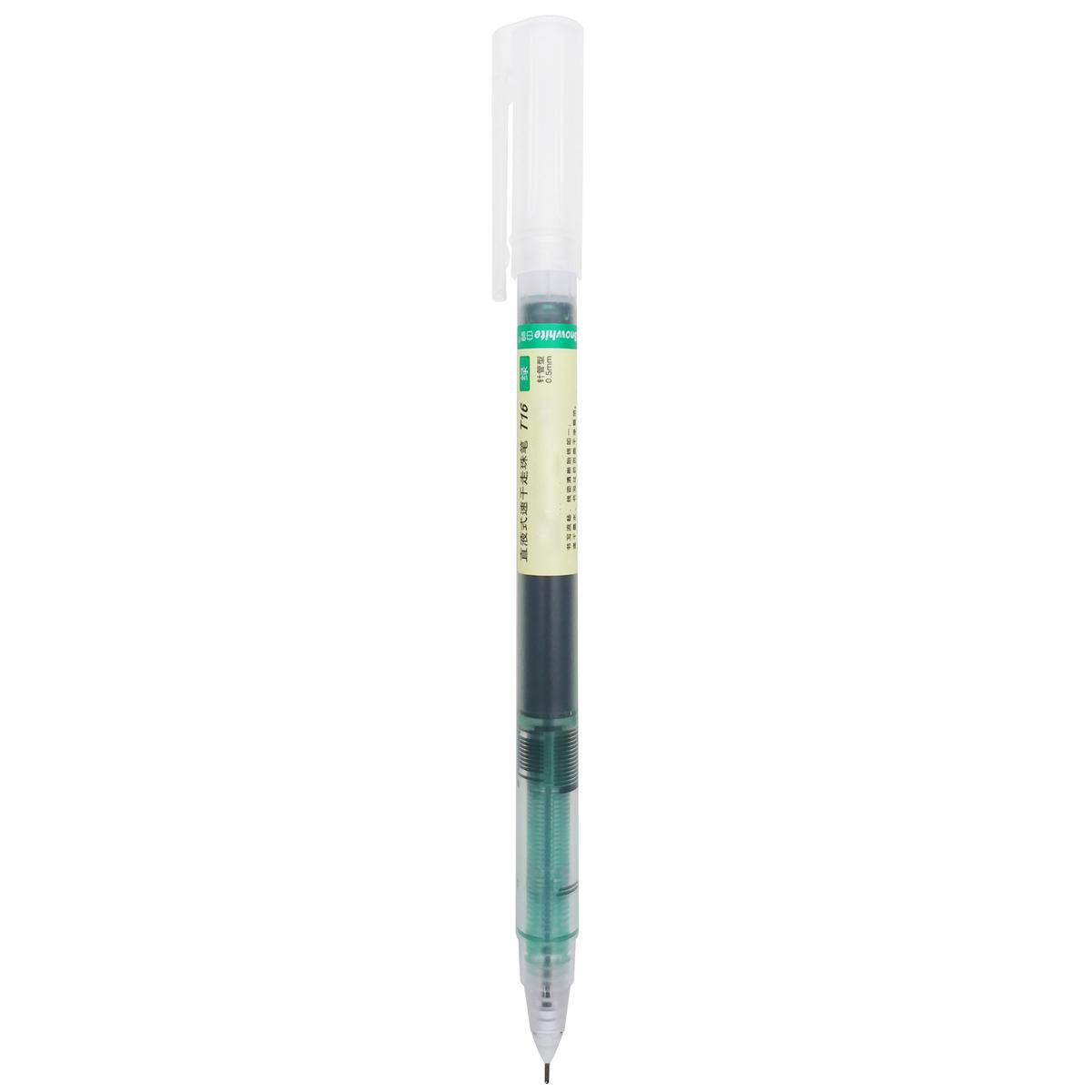Bút Gel 0.5 mm - Snowhite T16 - Mực Xanh Lá