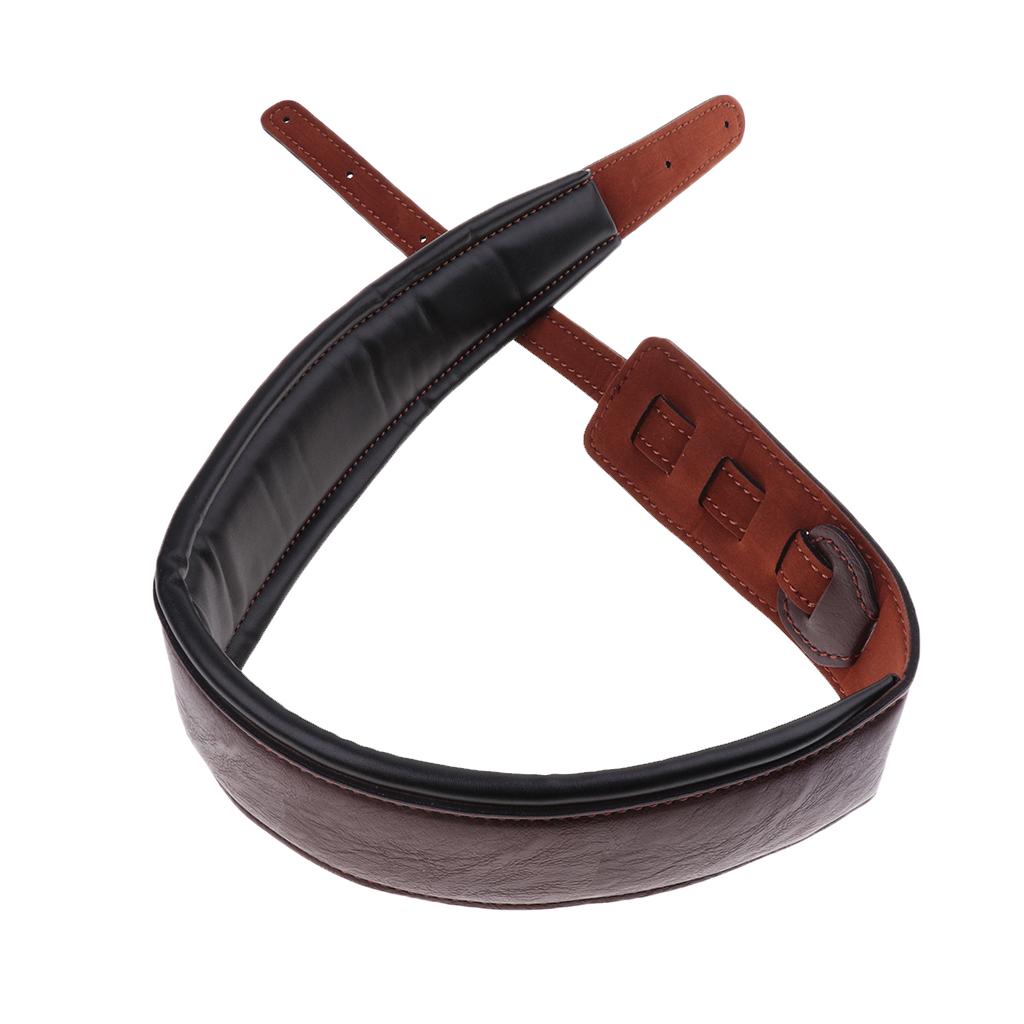 Comfortable Guitar Strap Electric Bass Belt for Electric Guitar Bass Replacement Accessory