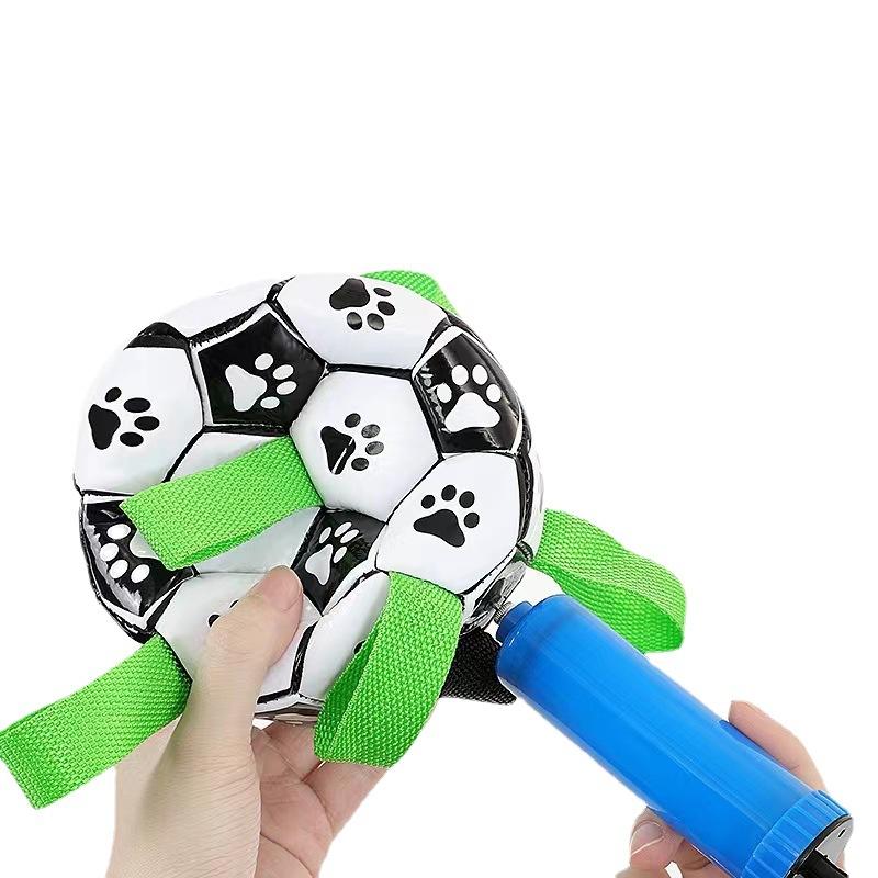 Chó đồ chơi bóng đá bóng đá, đồ chơi chó tương tác cho giằng co, quà tặng sinh nhật cho chó, đồ chơi kéo chó, đồ chơi nước chó
