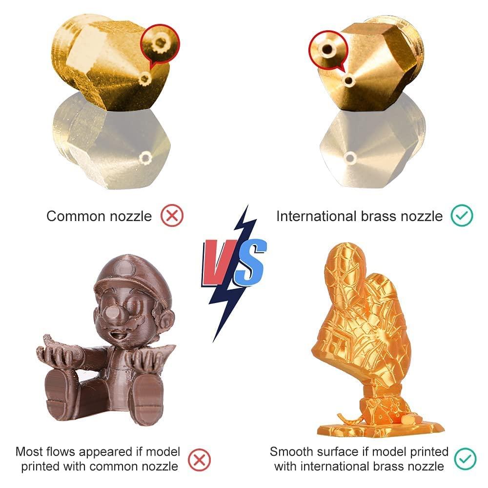 Đầu phun máy in 3D Creality 0.2/0.3/0.4/0.5/0.6/0.8mm Đầu phun máy đùn Hotend cho máy in 3D Ender-3 Serie/Ender 5 Serie/CR-6 SE