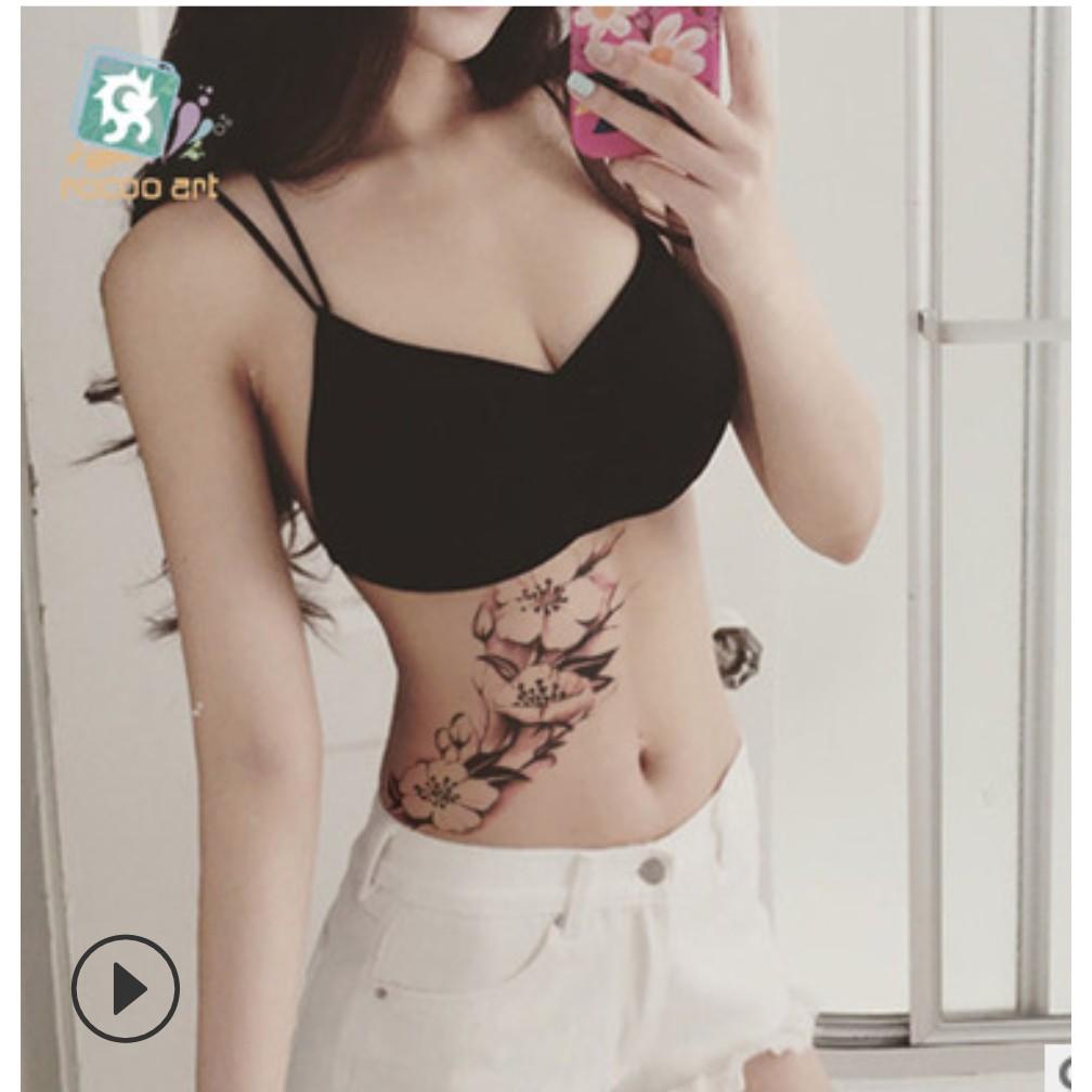 Hình xăm dán hoa 10x20cm