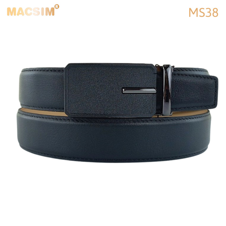 Thắt lưng nam da thật cao cấp nhãn hiệu Macsim Ms38