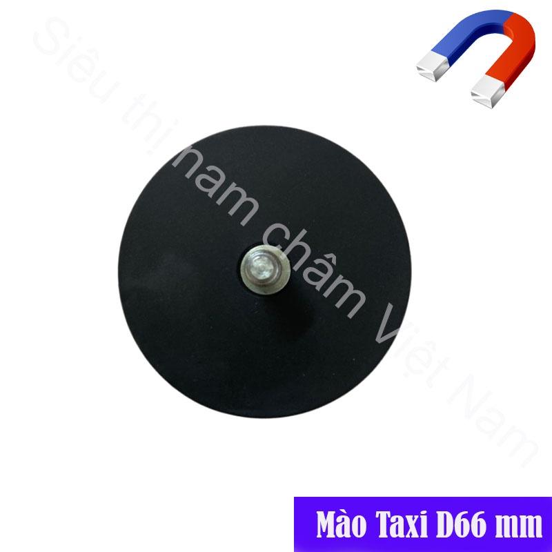 Nam châm mào taxi kích thước D66mm, nam châm siêu lực hút 1 bộ