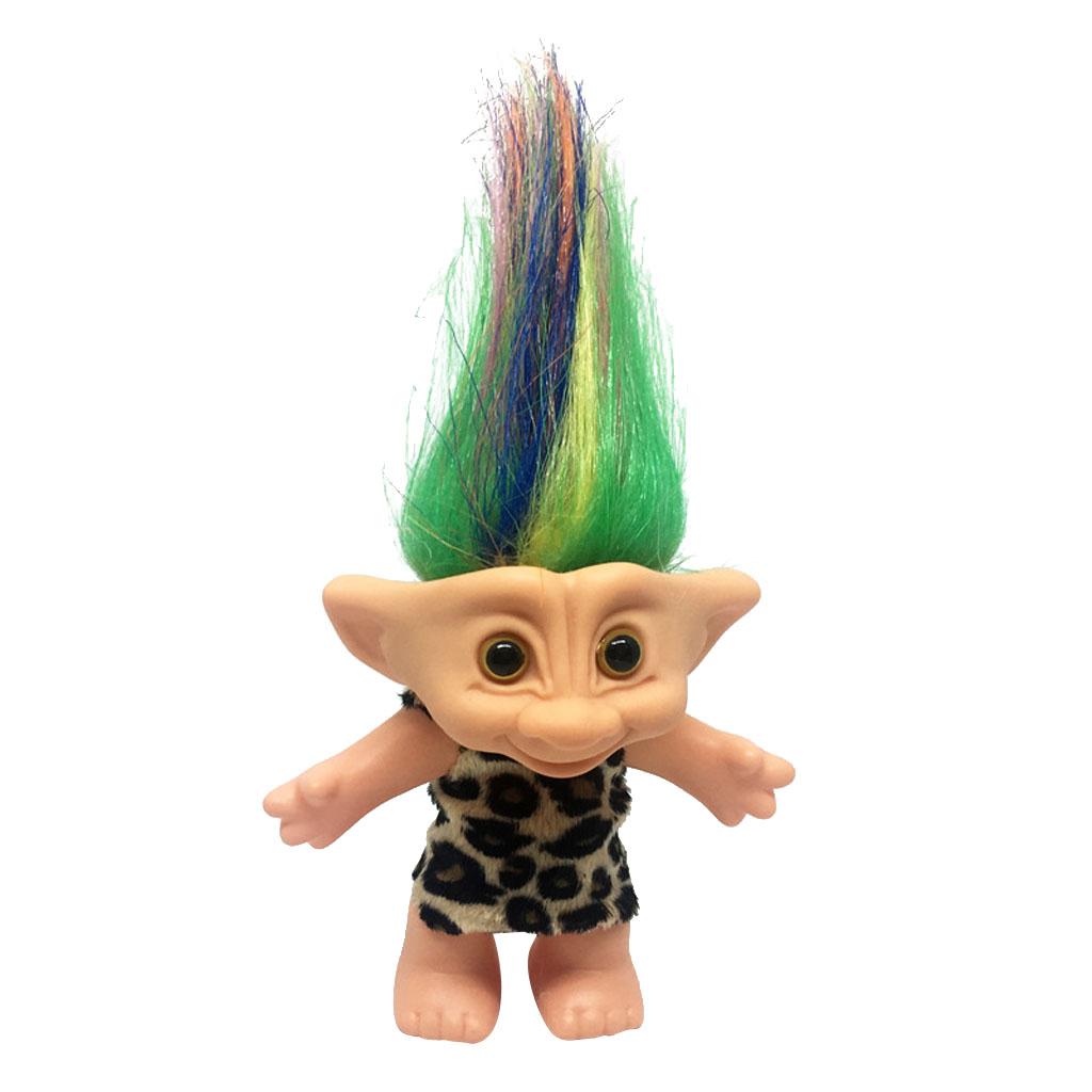 High Quality PVC Lucky Troll Doll Leopard Leprocauns Doll - Cake Toppers