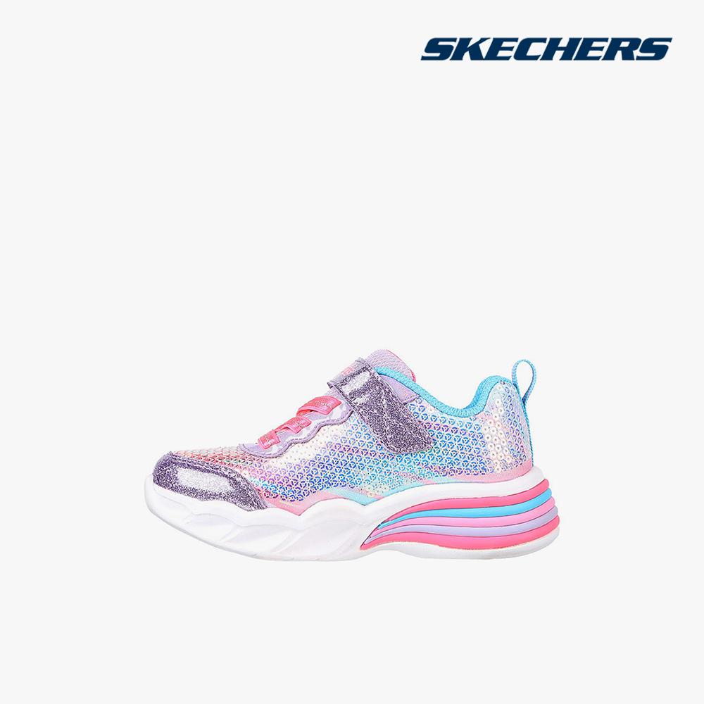 SKECHERS - Giày sneakers bé gái cổ thấp Sweetheart Lights 302313N