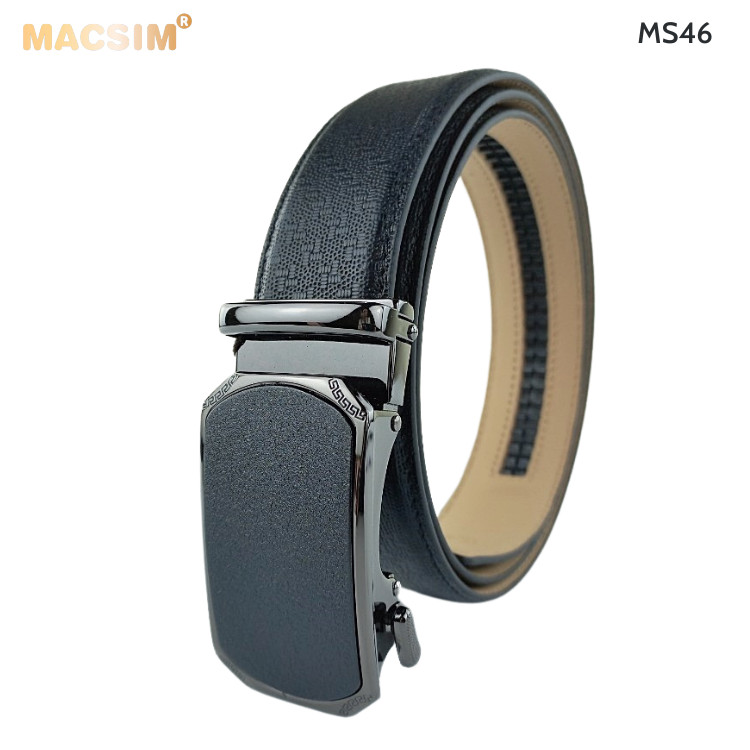 Hình ảnh Thắt lưng nam da thật cao cấp nhãn hiệu Macsim MS46