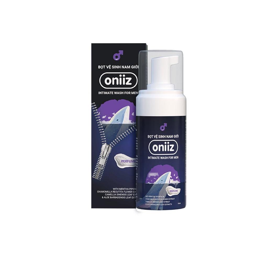 Combo hoàn hảo Oniiz - Bọt vệ sinh nam giới dung dịch tạo bọt mịn 100ml & Nước hoa nam giới THE PARIS & THE MIAMI 10ml