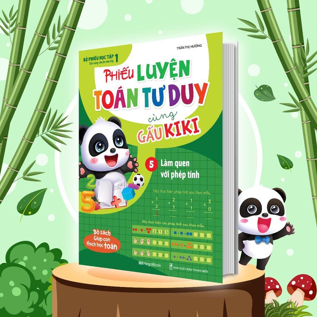 Sách - Bộ Phiếu Học Tập Cùng Gấu Kiki - Combo 9 Cuốn - Megabook
