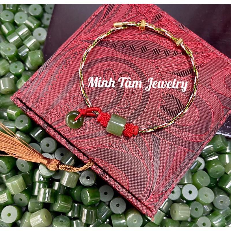 Vòng tay dây cước đeo charm-vòng free size