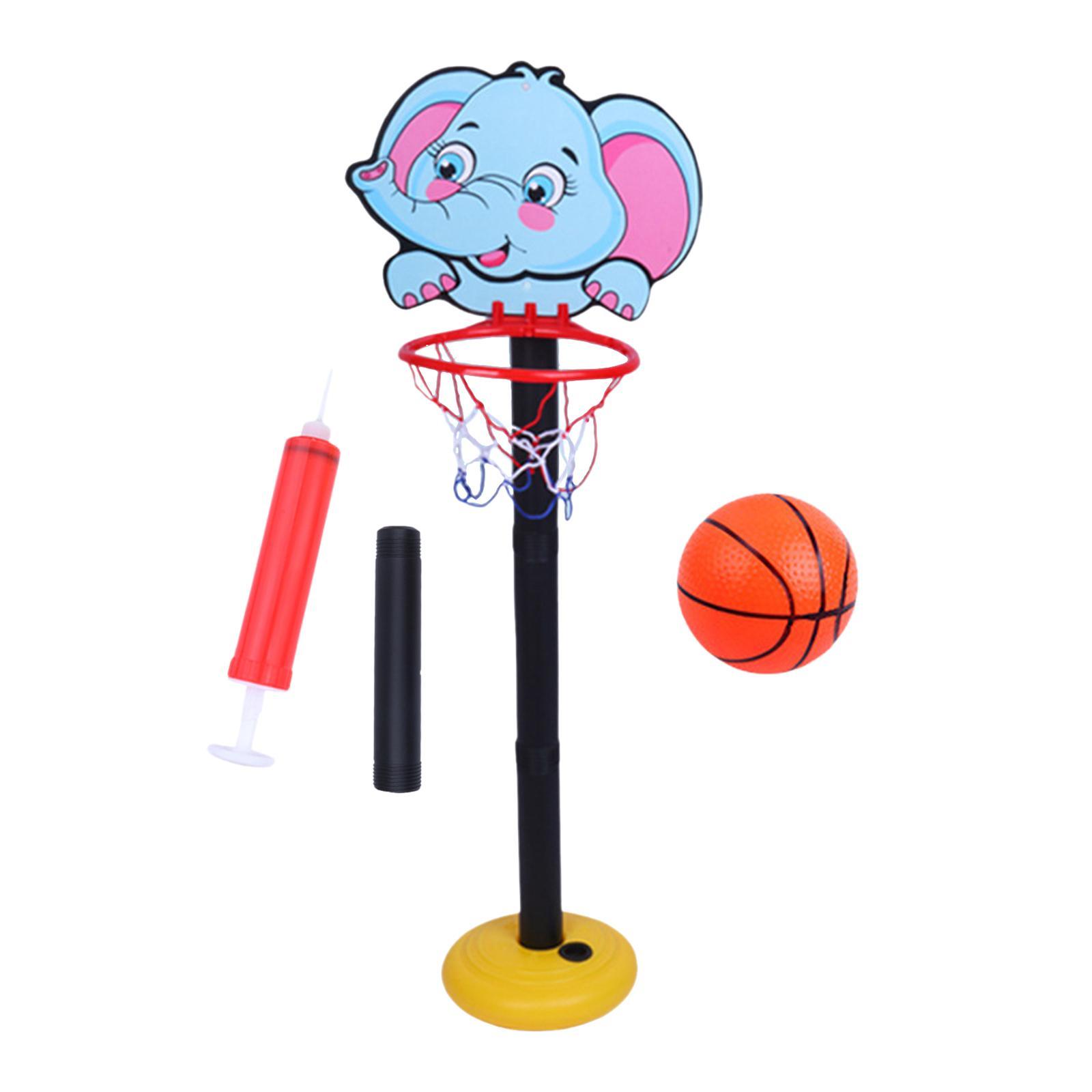 Portable Basketball Hoop Toys Outside Toys Adjustable Basketball Hoop Stand for Bedroom Garden