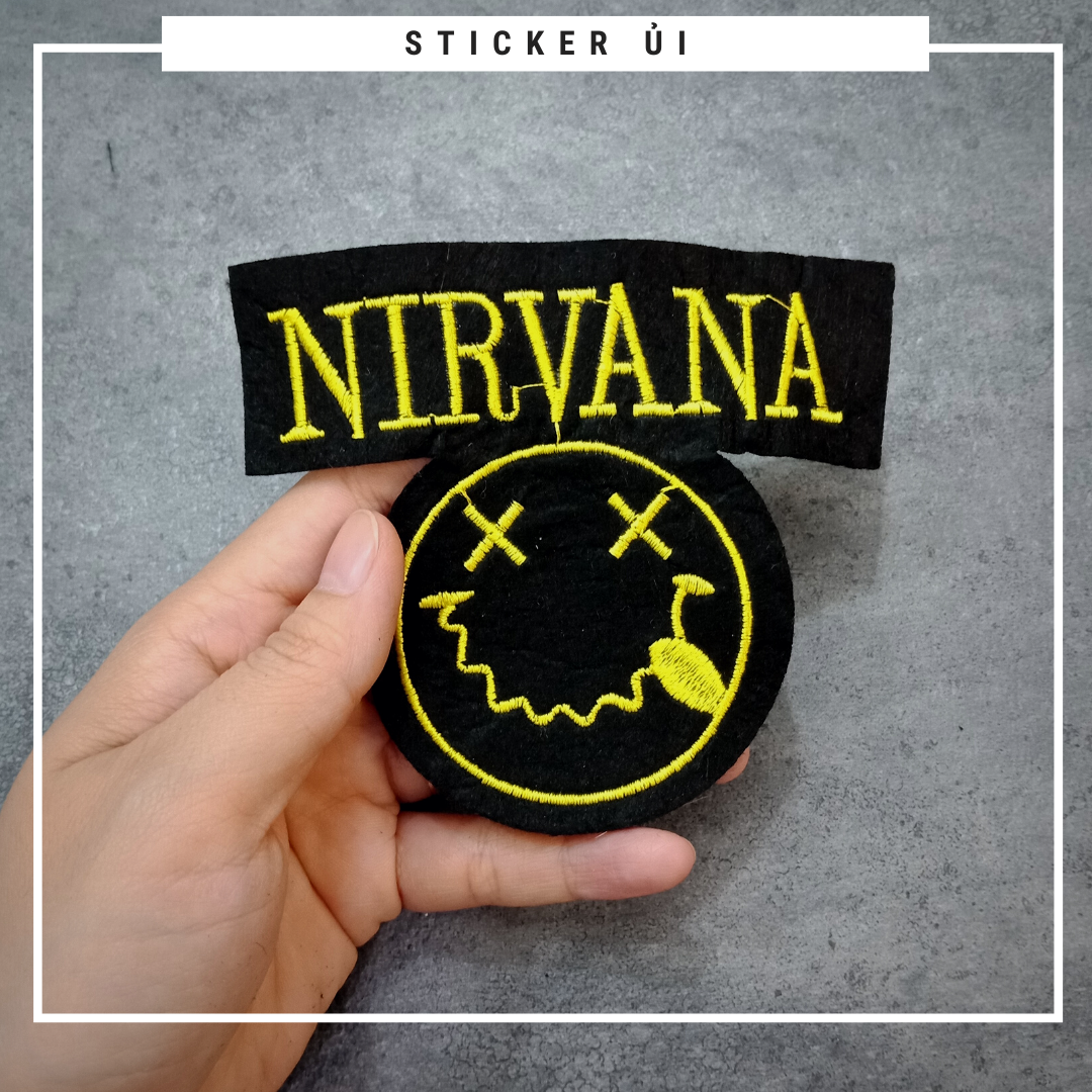 Phụ kiện trang trí áo thun tay lỡ unisex: Logo Sticker Patch Ủi Quần Áo, BALO, quần jogger chuẩn local brand streetstyle