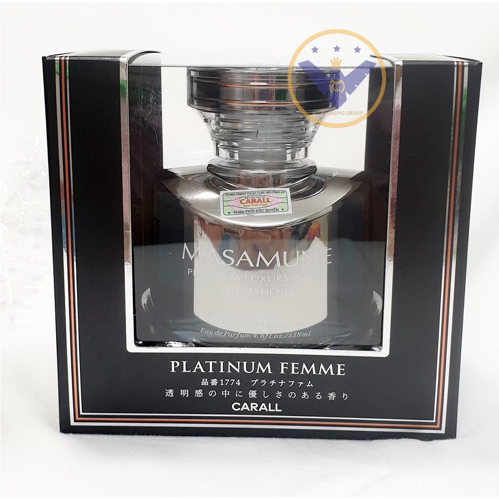 Nước hoa xe hơi gắn taplo ô tô Carall 'Masamune Premia Luxury 138ml