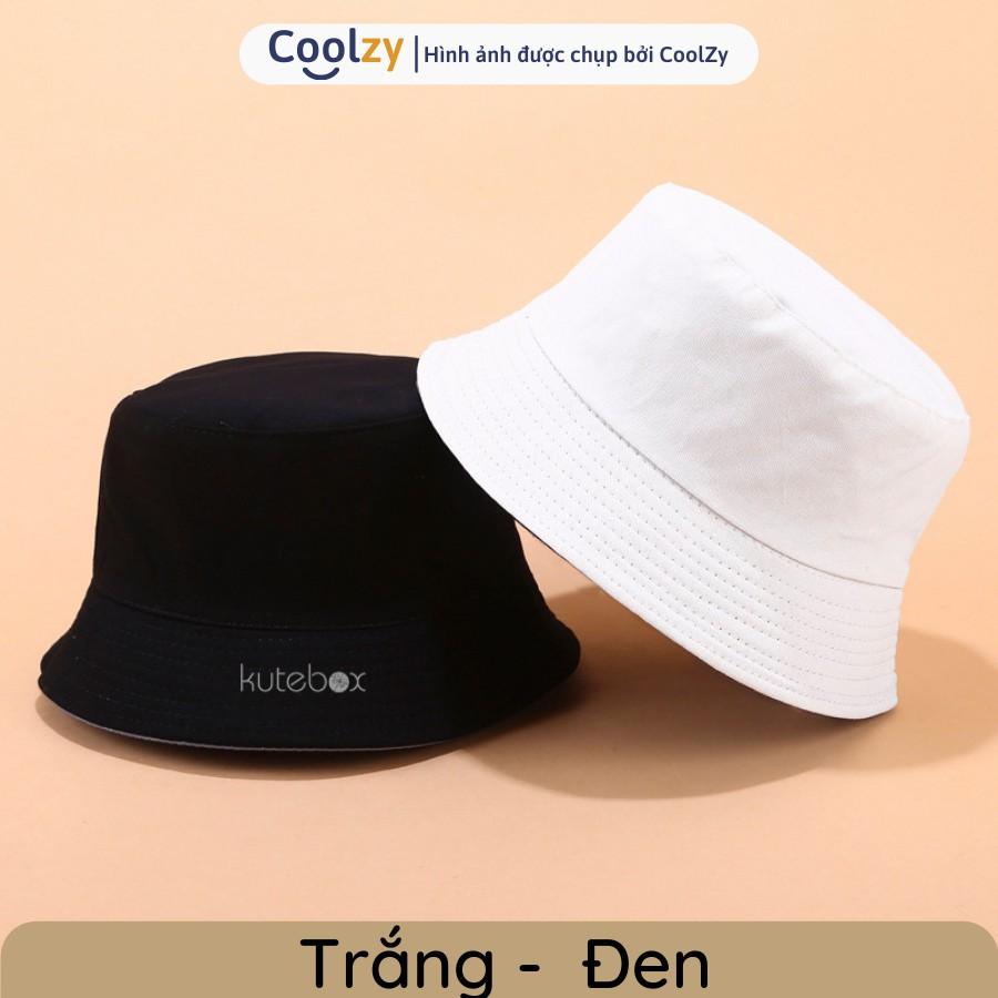 Mũ bucket trơn ️ Nón tai bèo vành tròn trơn 2 mặt Ulzzang form unisex nam nữ - BK02