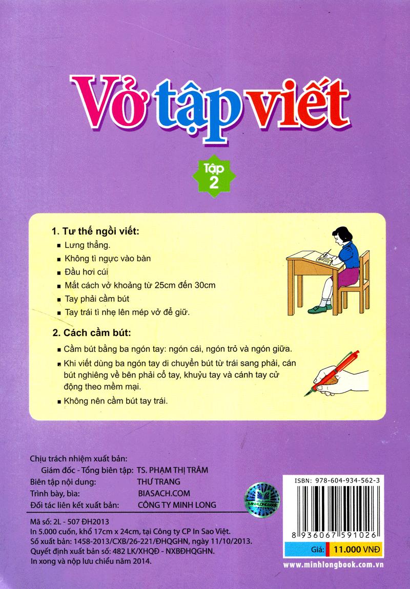 Vở Tập Viết (Tập 2)
