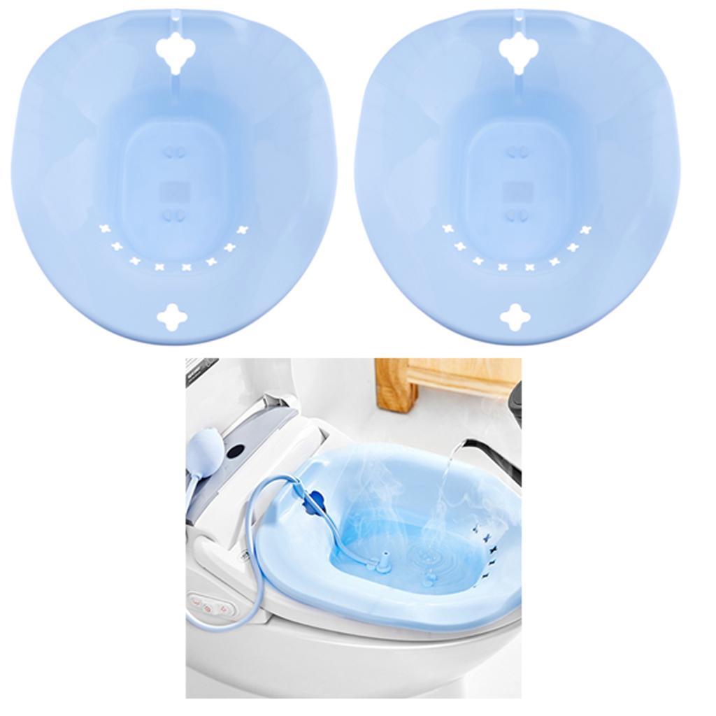 2X Portable Bidet Toilet Attachable / Bath Chair For Standard Toilet