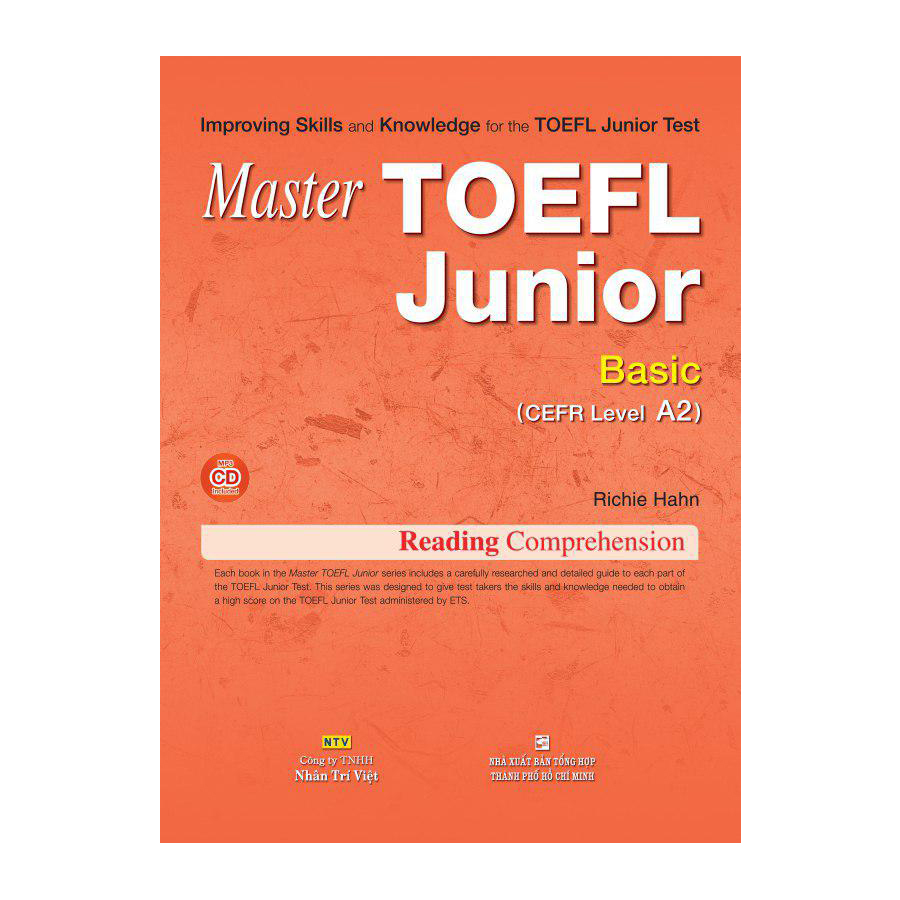 Master TOEFL Junior Basic A2 (Kèm CD)