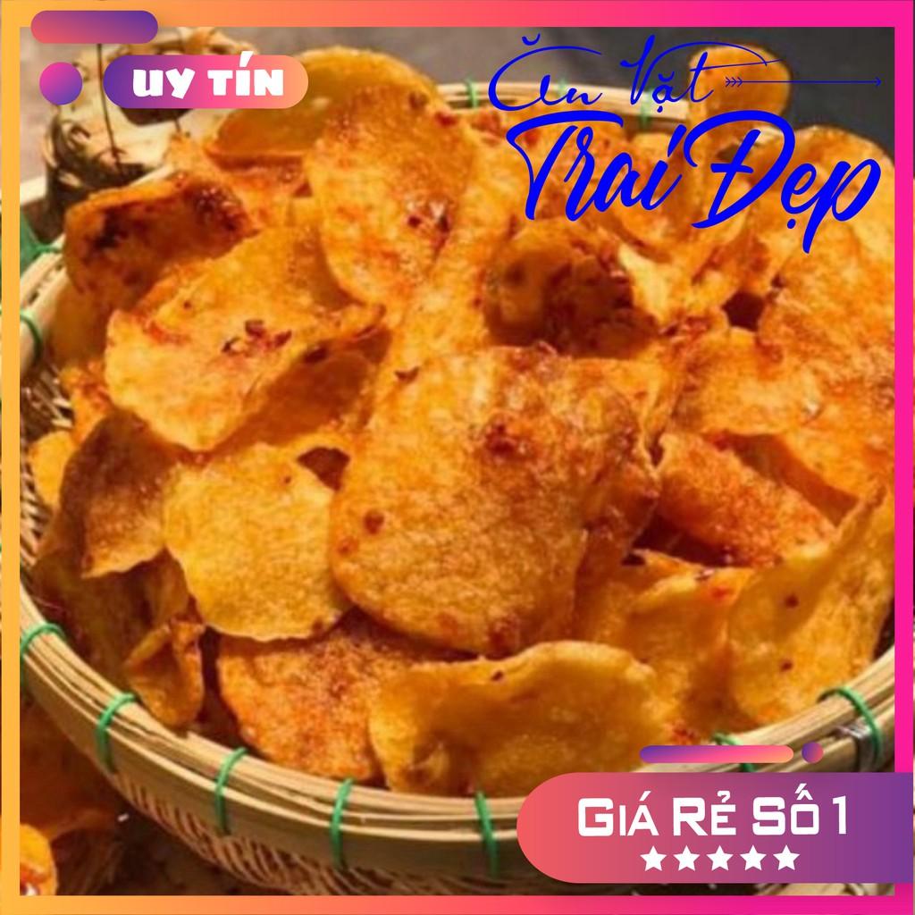 KHOAI TÂY LÁT CHIÊN MẮM ỚT HỦ PET 200G - Trai Đẹp Snack