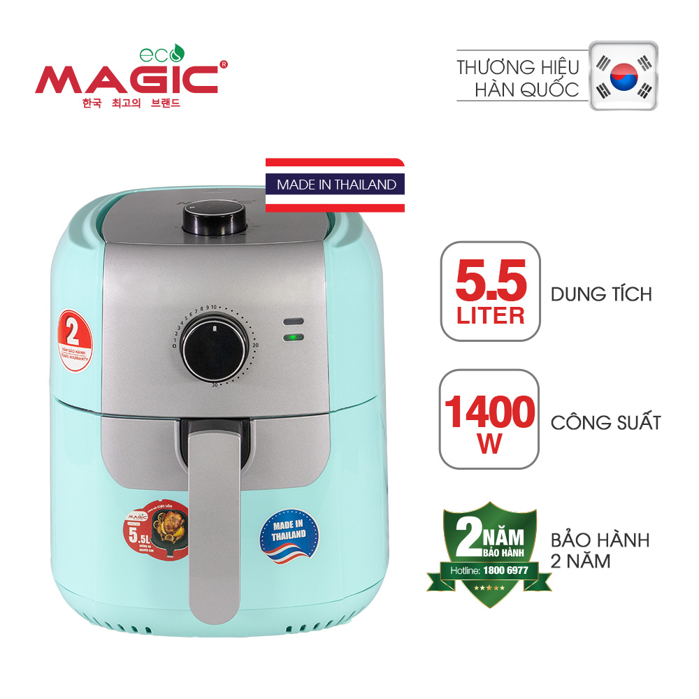 Nồi Chiên Nướng Không Dầu Magic Eco AC-101 5.5L - Hàng Chính Hãng