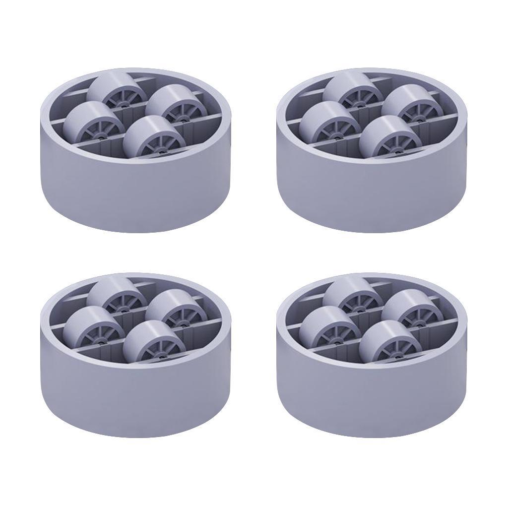 Anti Vibration Washer Feet Pads Universal Washing Machine Anti-Skid Roller Type