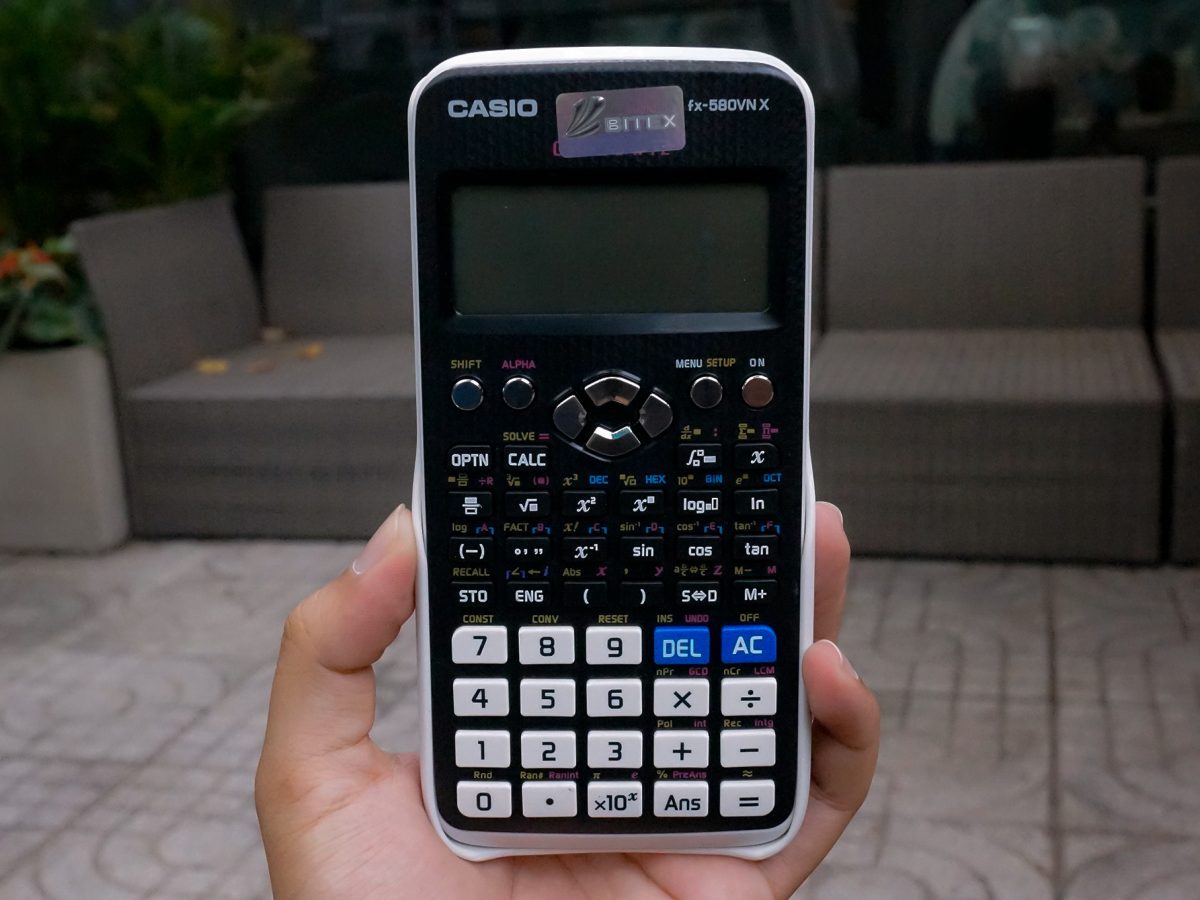 - Máy Tính Casio FX 580VN X + Bút Gel Xanh Bitex G04 0.5mm Mực Xanh