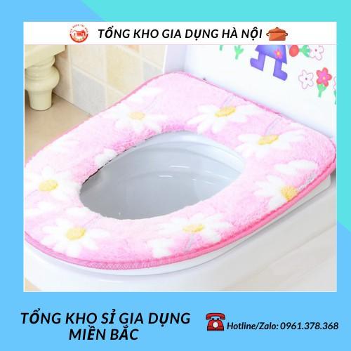 Lót bồn cầu nỉ bông ấm áp Tổng kho gia dụng 88