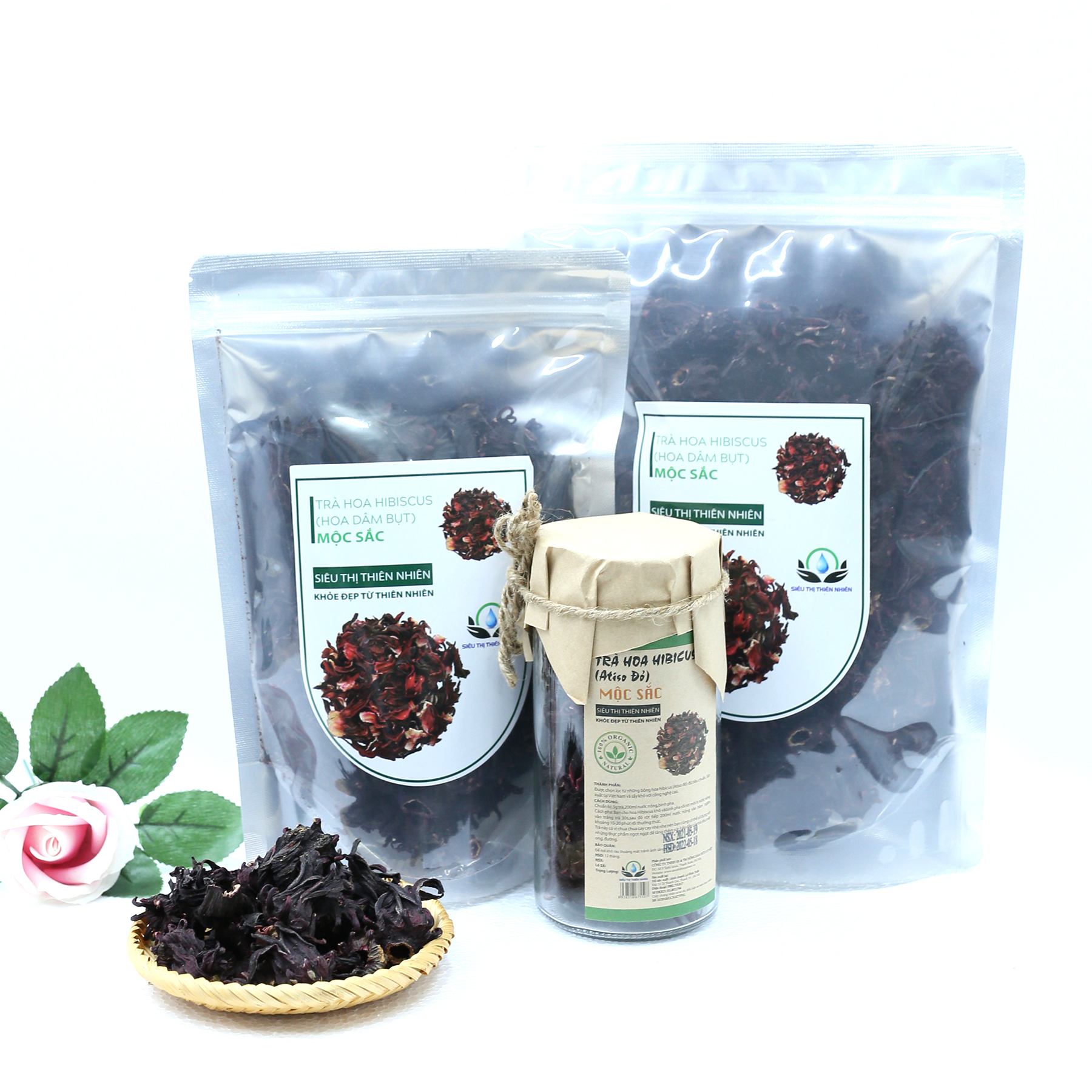 Trà Hoa Dâm Bụt Sấy Khô Mộc Sắc 1Kg