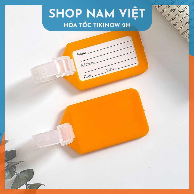 Thẻ Hành Lý Chống Thất Lạc Tối Giản 9*5cm - Giá Rẻ, Đa Dạng Màu Sắc và Thiết Kế Thông Minh, Bảo Vệ Hành Lý Của Bạn