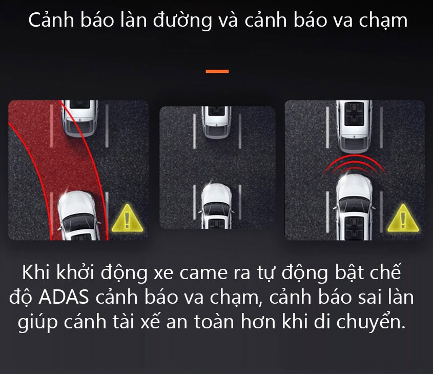 Camera Hành Trình Ô Tô 70mai A500S - 1944P, GPS, Cảnh Báo Va Chạm - Hàng chính hãng