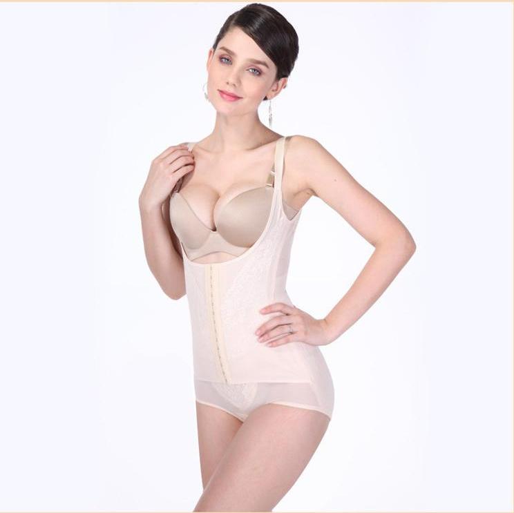 Áo gen bụng cài khuy liền quần cao cấp