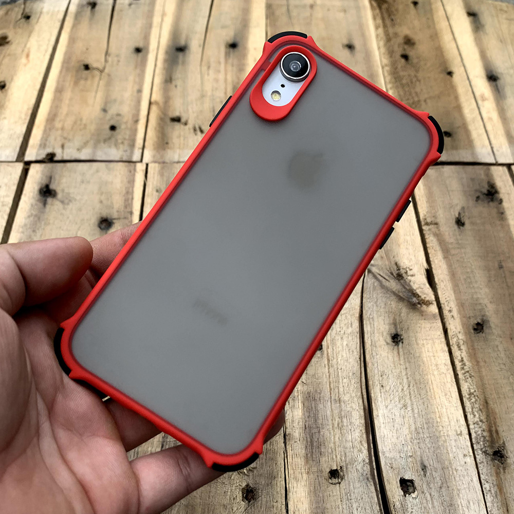 Ốp lưng chống sốc toàn phần dành cho iPhone XR - Màu đỏ