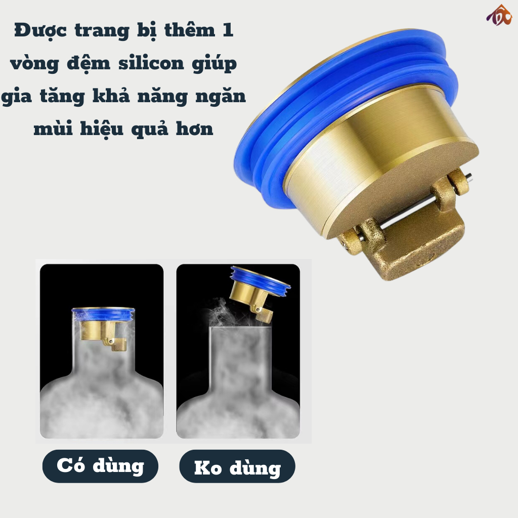 Lắp Cống Ngăn Mùi Hôi , Nắp Đậy Cống Thoát Nước Sàn Nhà Tắm Chống Mùi Hôi Chống Côn Trùng Bằng Đồng