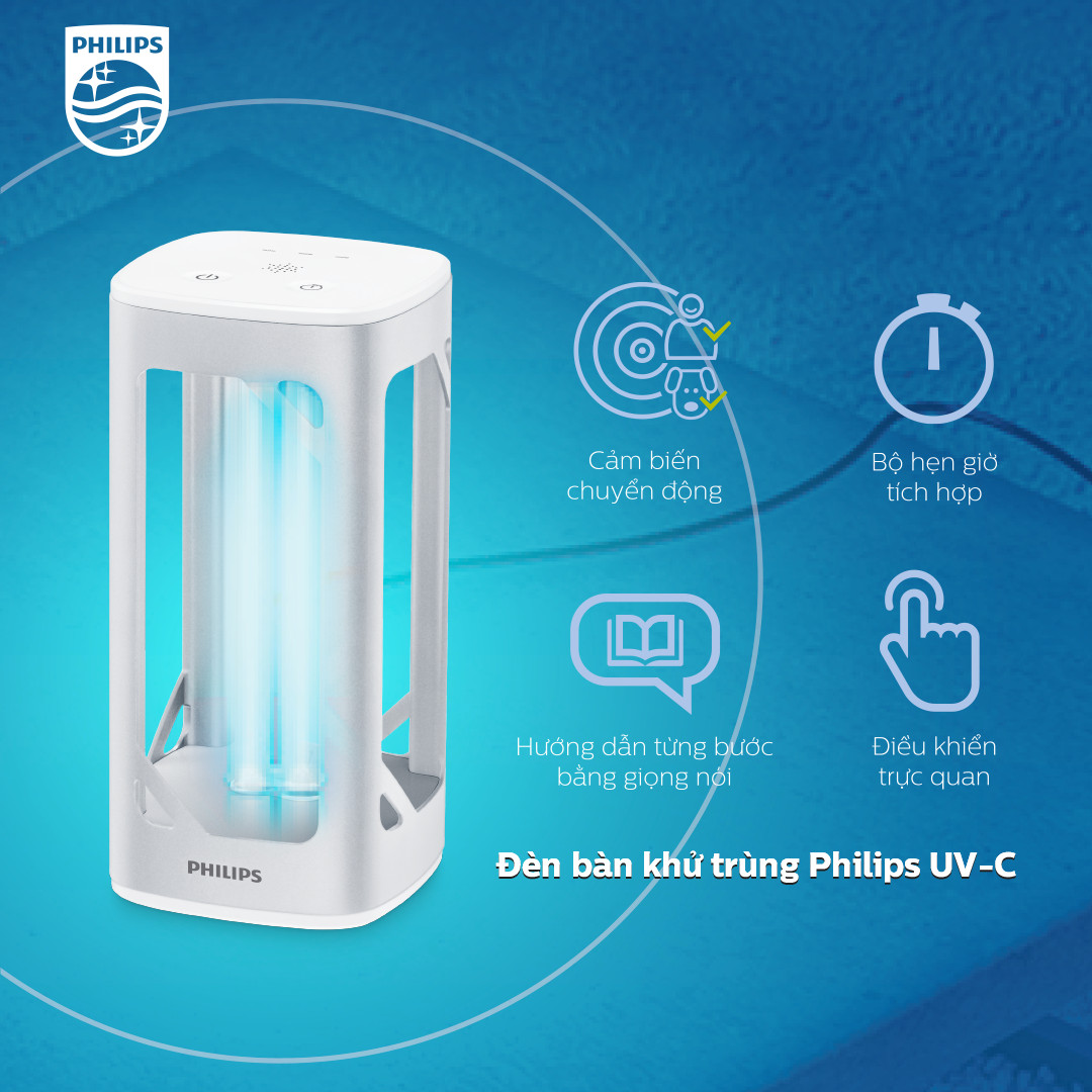 Đèn bàn khử trùng Philips UV-C