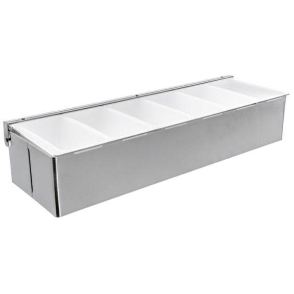 Hộp Inox 5 Ngăn Đựng Gia Vị Quầy Bar Phòng Bếp TableCraft USA