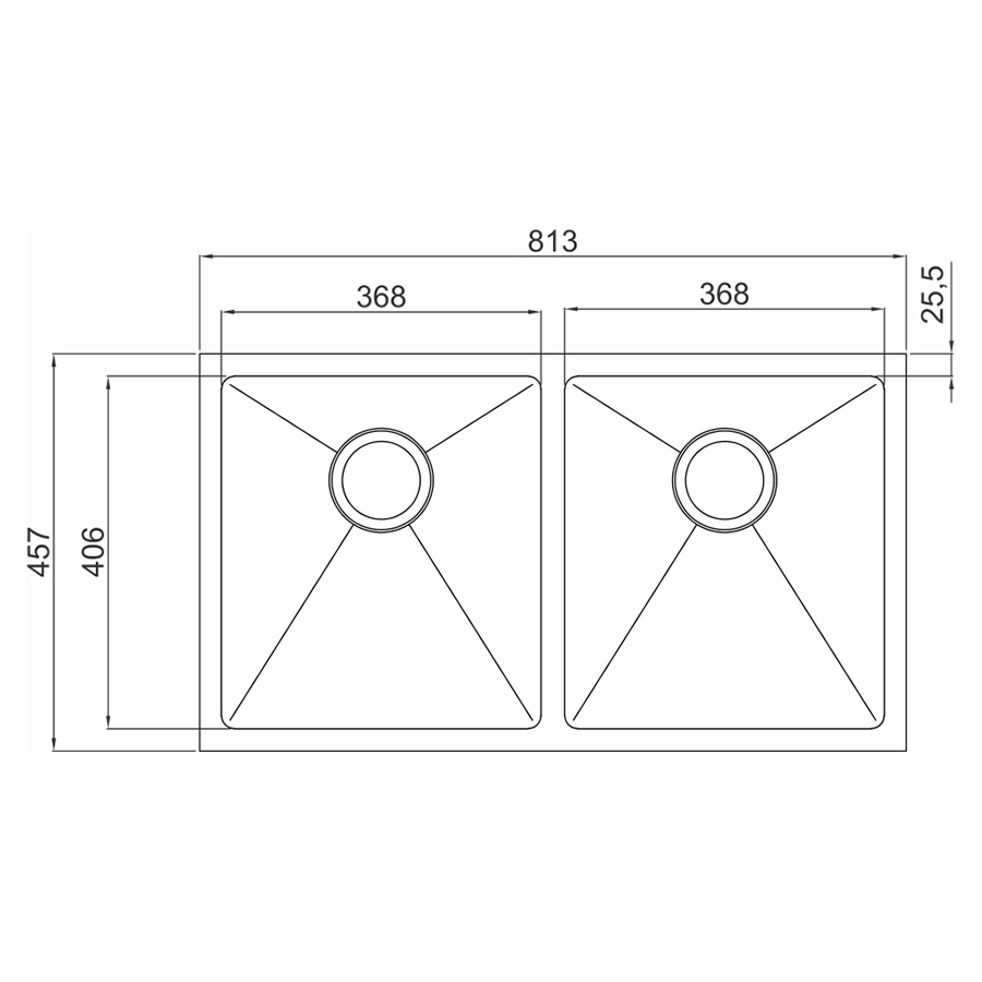 Chậu rửa bát Munchen MBS4581-S02 hàng chính hãng