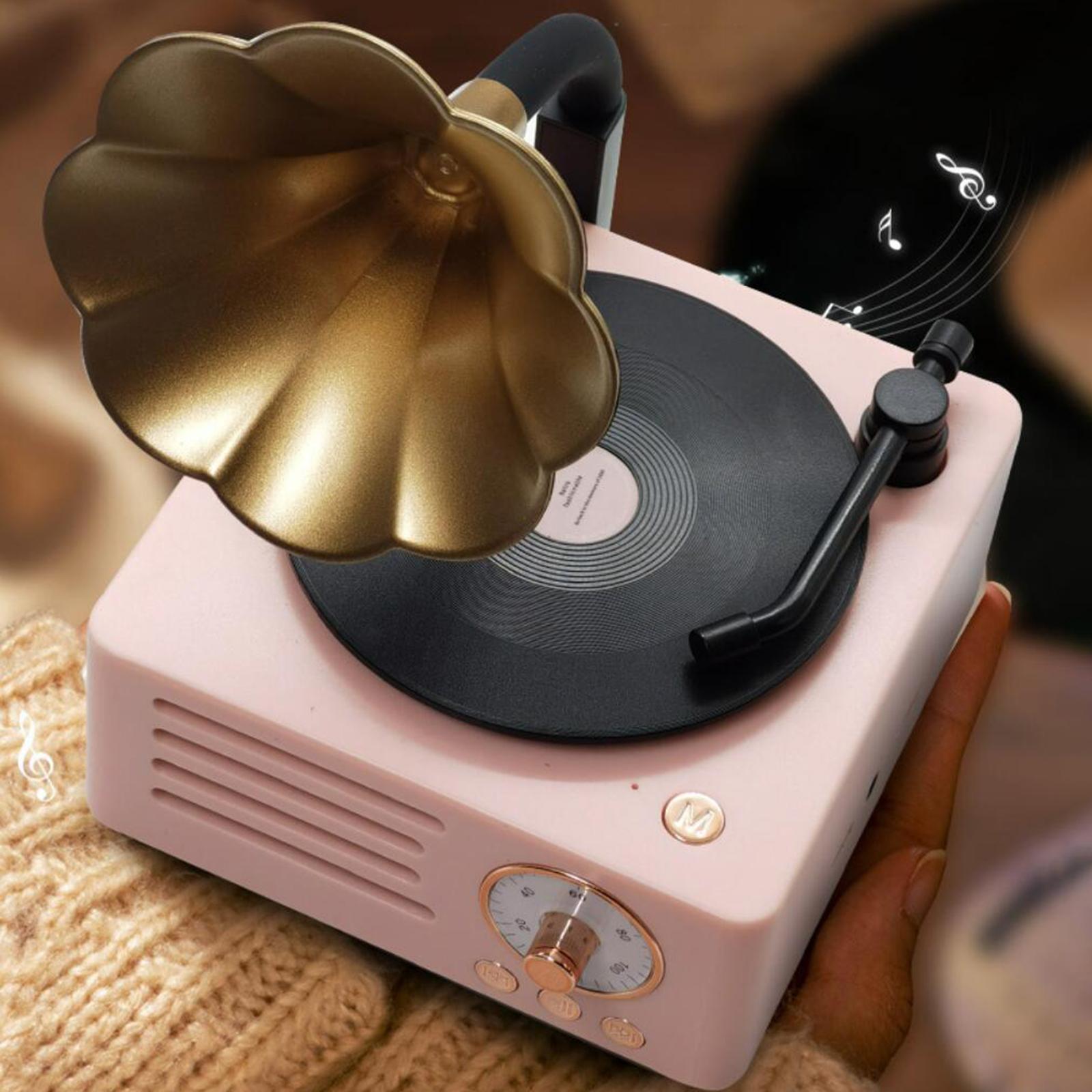 Turntable Player Bluetooth 5.0 Phonograph for Decoration