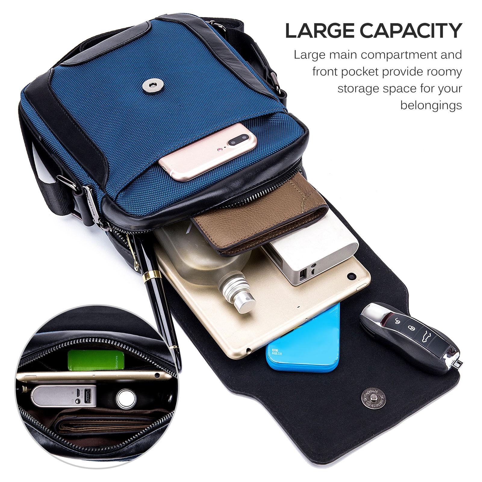 Túi Da Đeo Chéo Nam Sành Điệu Nằm Dọc Dành Cho Dân Công Sở Bullcaptain