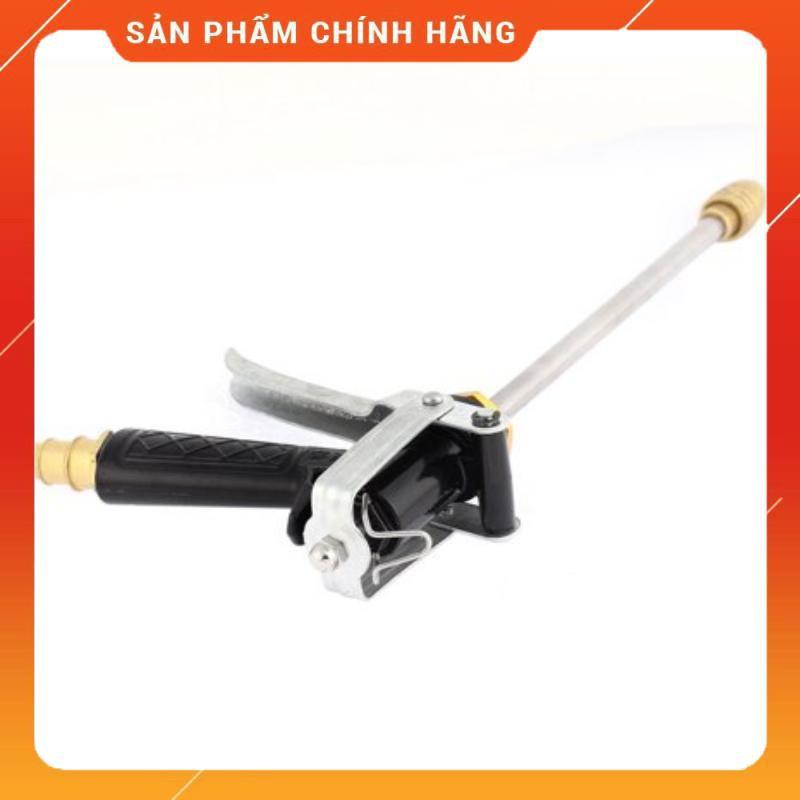 Vòi Xịt️️ Bộ dây vòi xịt nước rửa xe, tưới cây , tăng áp 3 lần, loại 15m 206318 đầu đồng,đai,nối vàng+ đai