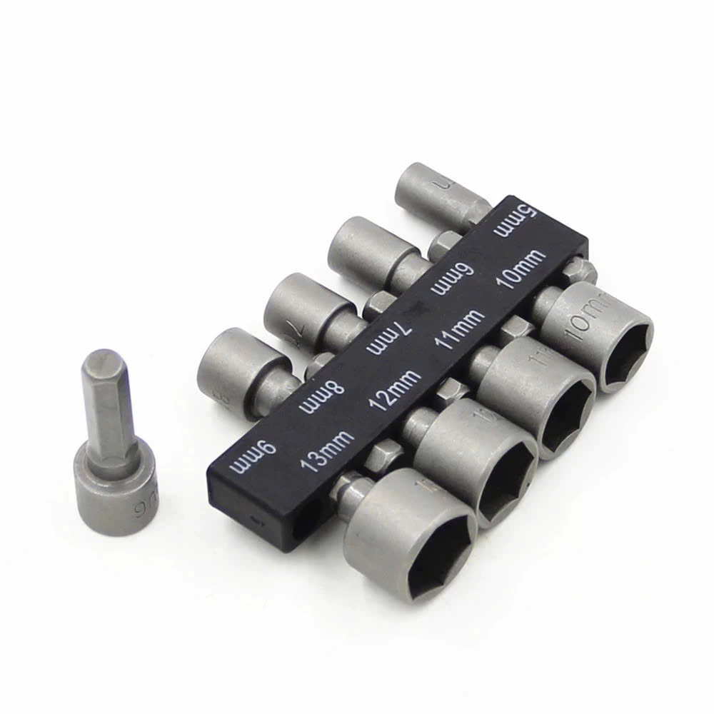 Bộ dụng cụ 9 đầu Lục giác Bộ 9 đầu vặn khẩu cho khoan chuyên dụng chân lục giác
