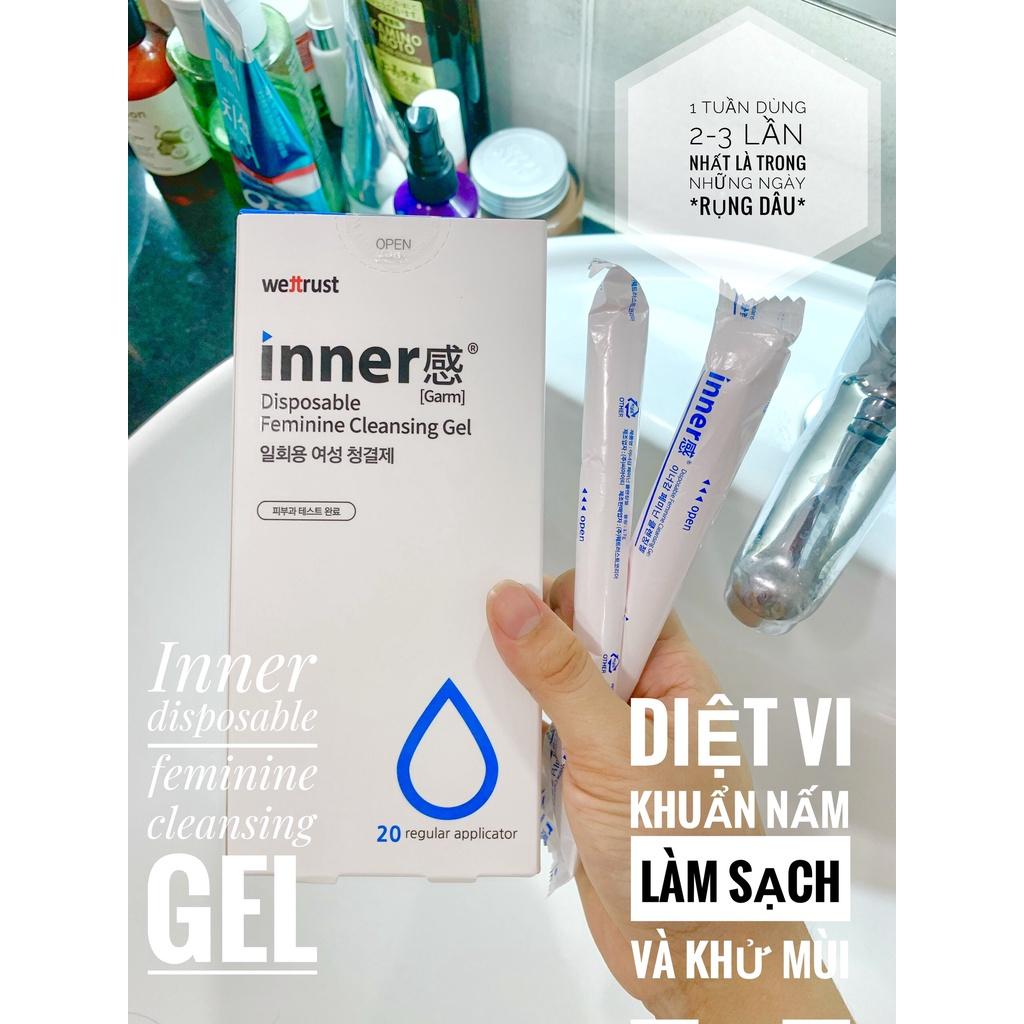 Gel vệ sinh phụ nữ làm sạch và dịu nhẹ Inner Disposable Feminine Cleansing Gel 20 ống