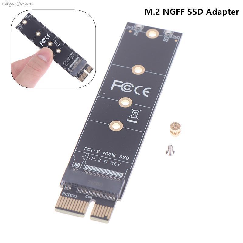 Bộ điều hợp PCIe thành M2 NVME SSD M2 PCIE X1 RAISER PCI-E PCI Express M Đầu nối khóa hỗ trợ 2230 2242 2260 2280 M.2