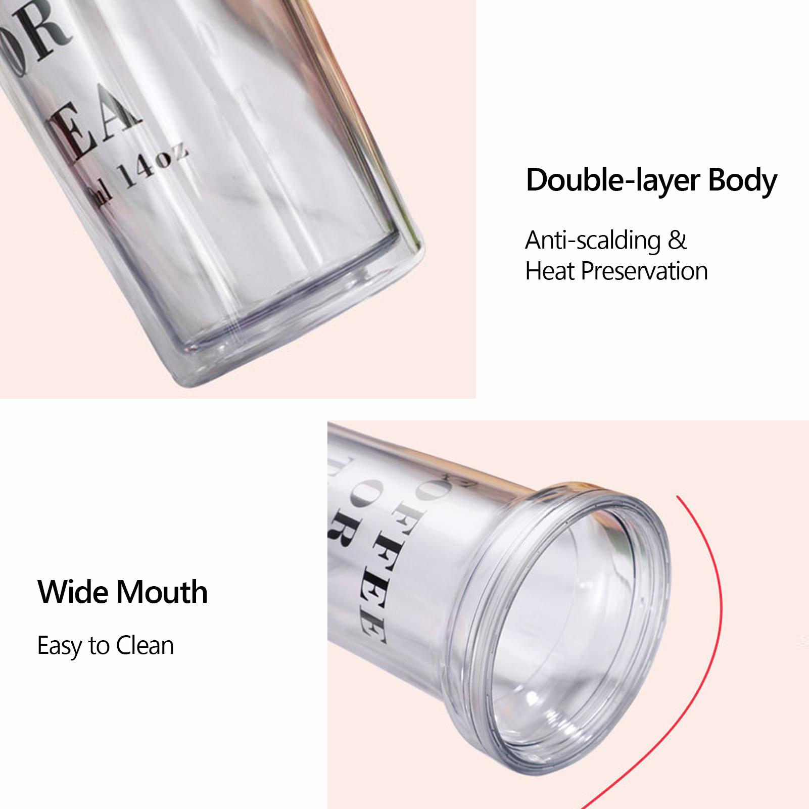 420ml Cold Brew Cup Portable Cold Brew Coffee Maker Cold Brew Coffee Tea Airtight Bottle Iced Coffee Cup