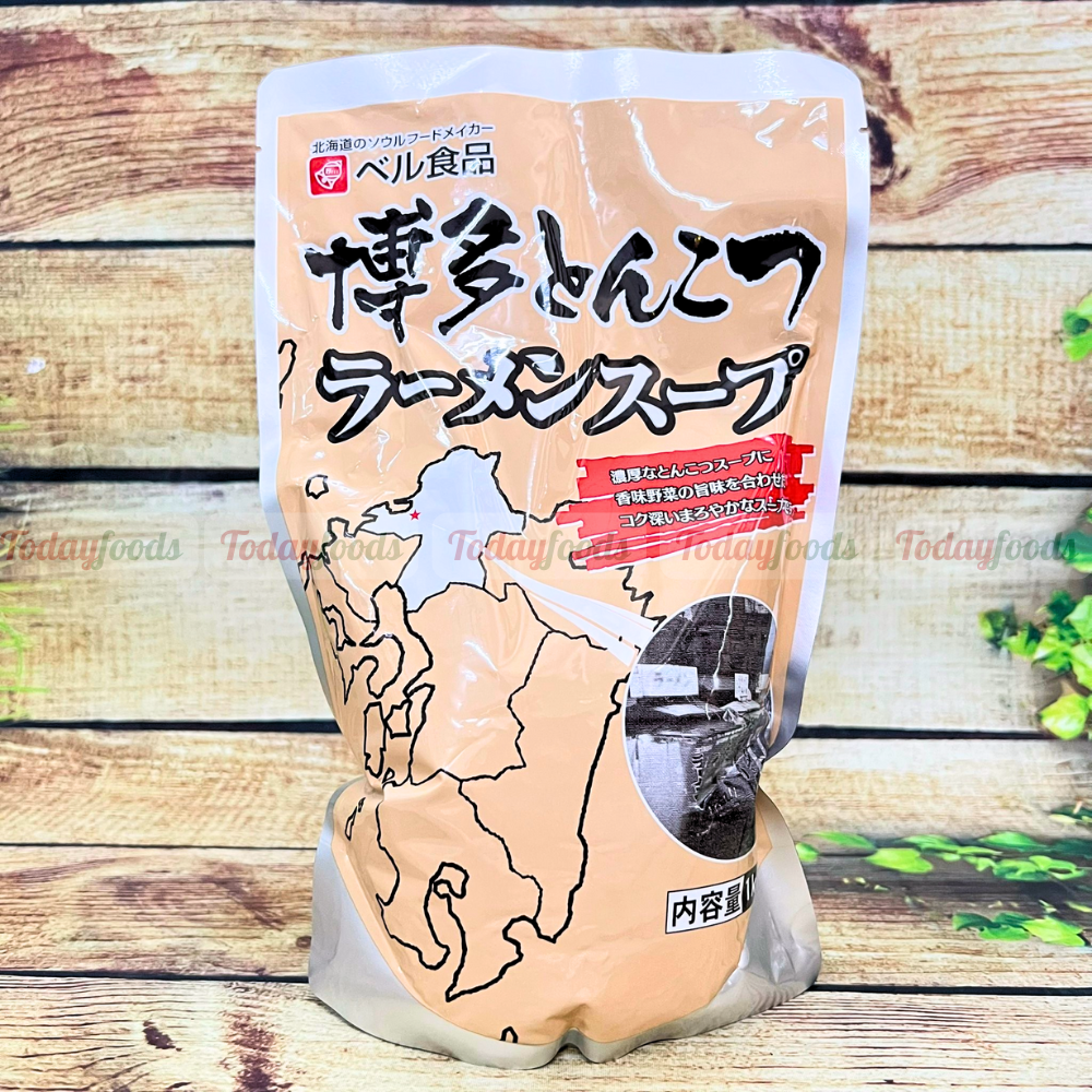 Nước Sốt Tonkotsu Hakata Vị Xương Heo Dùng Nấu Mì Ramen (Bell Foods) gói 1KG