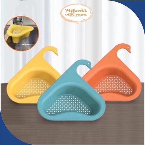 Giỏ Lọc Rác Bồn Rửa Bát Gài Bồn Rửa Tiện Lợi, Khay Lọc Rác Gắn Bồn Rửa Bát Rổ Nhựa Đựng Giẻ Rửa Chén Xà Phò