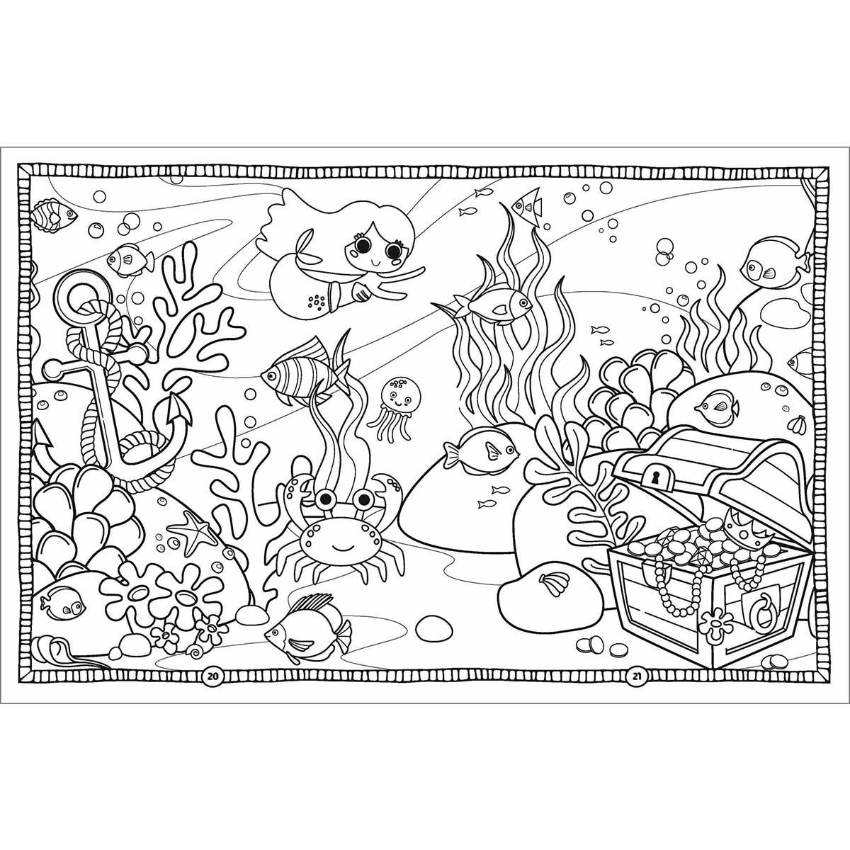 Sách Lots of Things to Do and Colour - Unicorns, Enchanted Lands and Sweet Treats