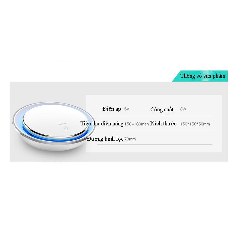Máy lọc không khí trên ô tô xe hơi, tạo ion chống say xe Huldra