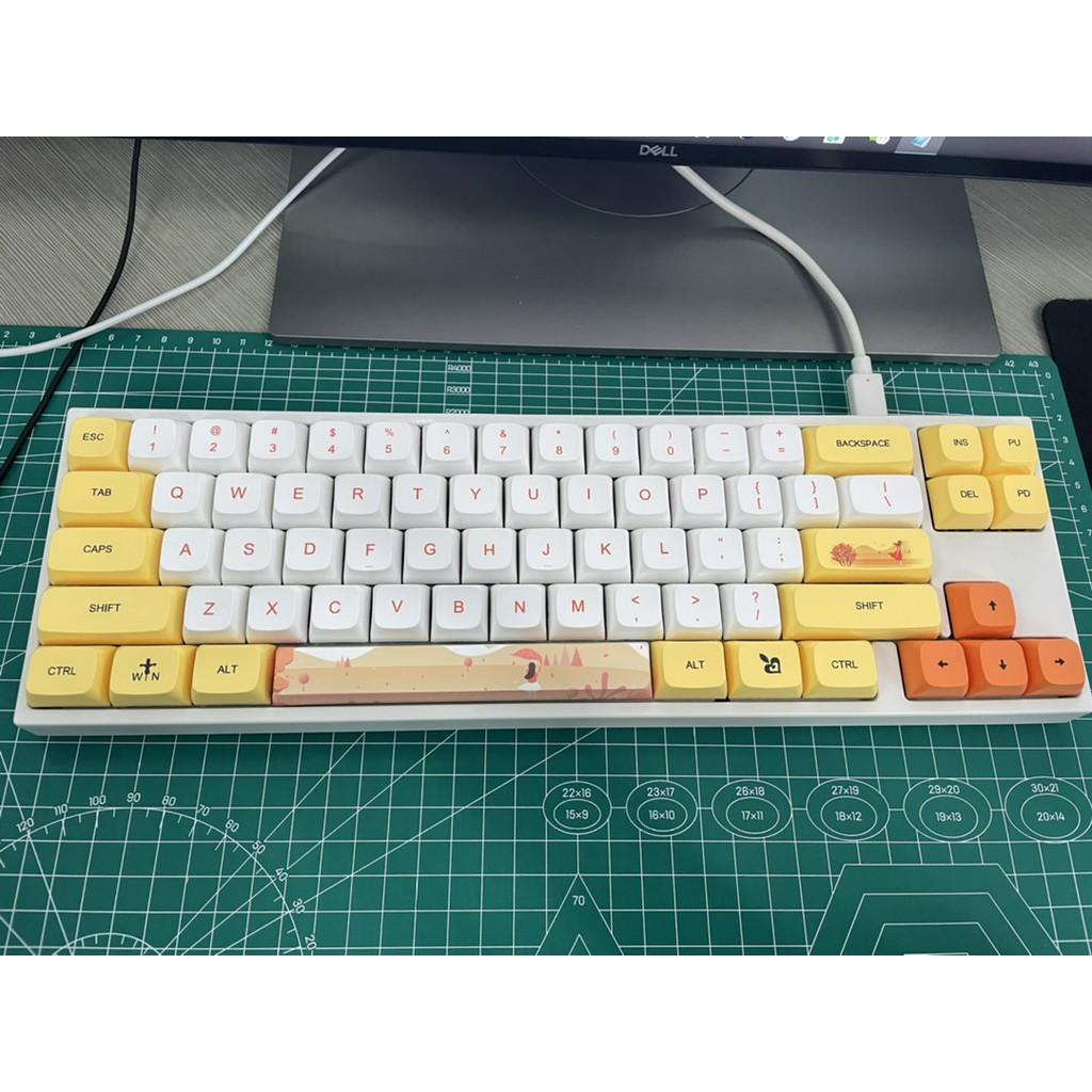 KeyCap PBT XDA AUTUMN EZPC 129 Phím Cho Bàn Phím Cơ